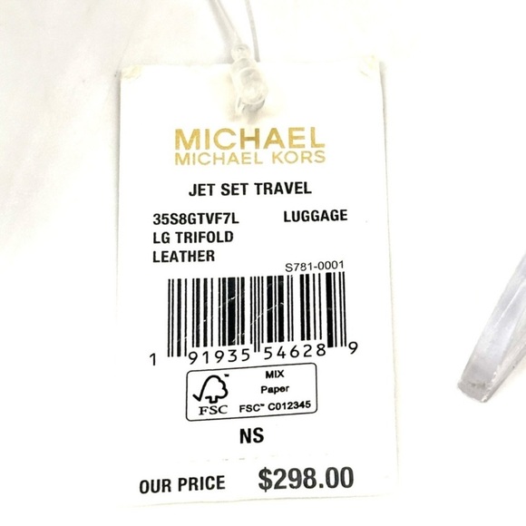 Michael Kors Large Trifold Wallet Luggage - Picture 9 of 9